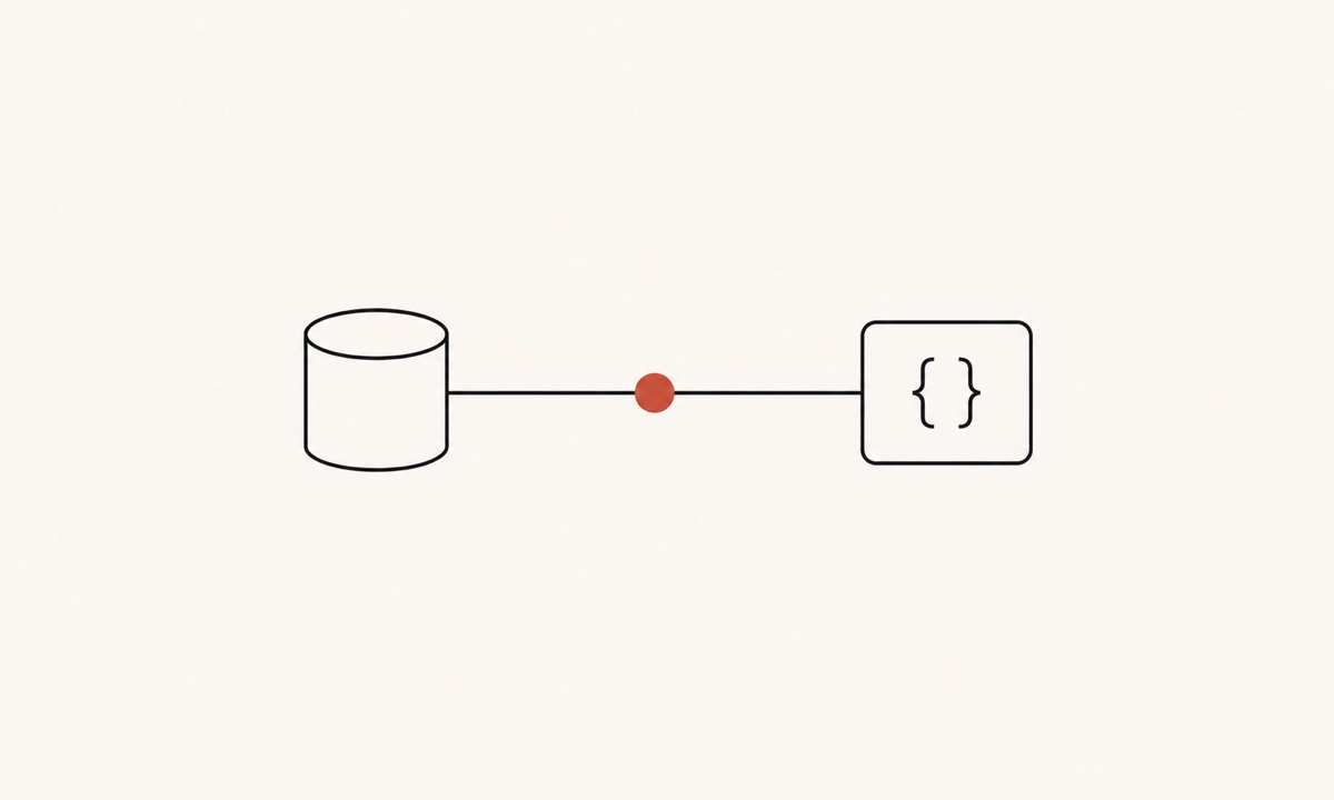 Illustration of MCP bridging a database and tools